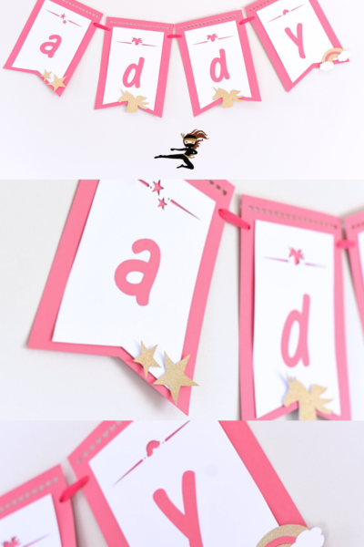 Learn to make your very own Unicorn birthday banner with a FREE SVG file. This is a great beginner Cricut project for birthdays.