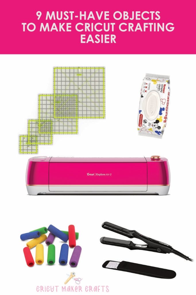 Find out what everyday objects you can use to make crafting with your Cricut easier. These Cricut hacks and tips will certainly be helpful for beginners as well as advanced Cricut users.