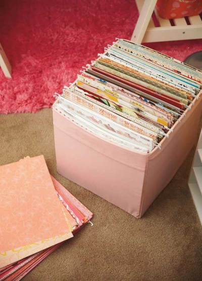 9+ AMAZING Craft Paper Storage Ideas - Jav Sid