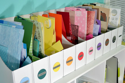 craft paper storage ideas for a4 and 12x12 papers and scrapbook papers 