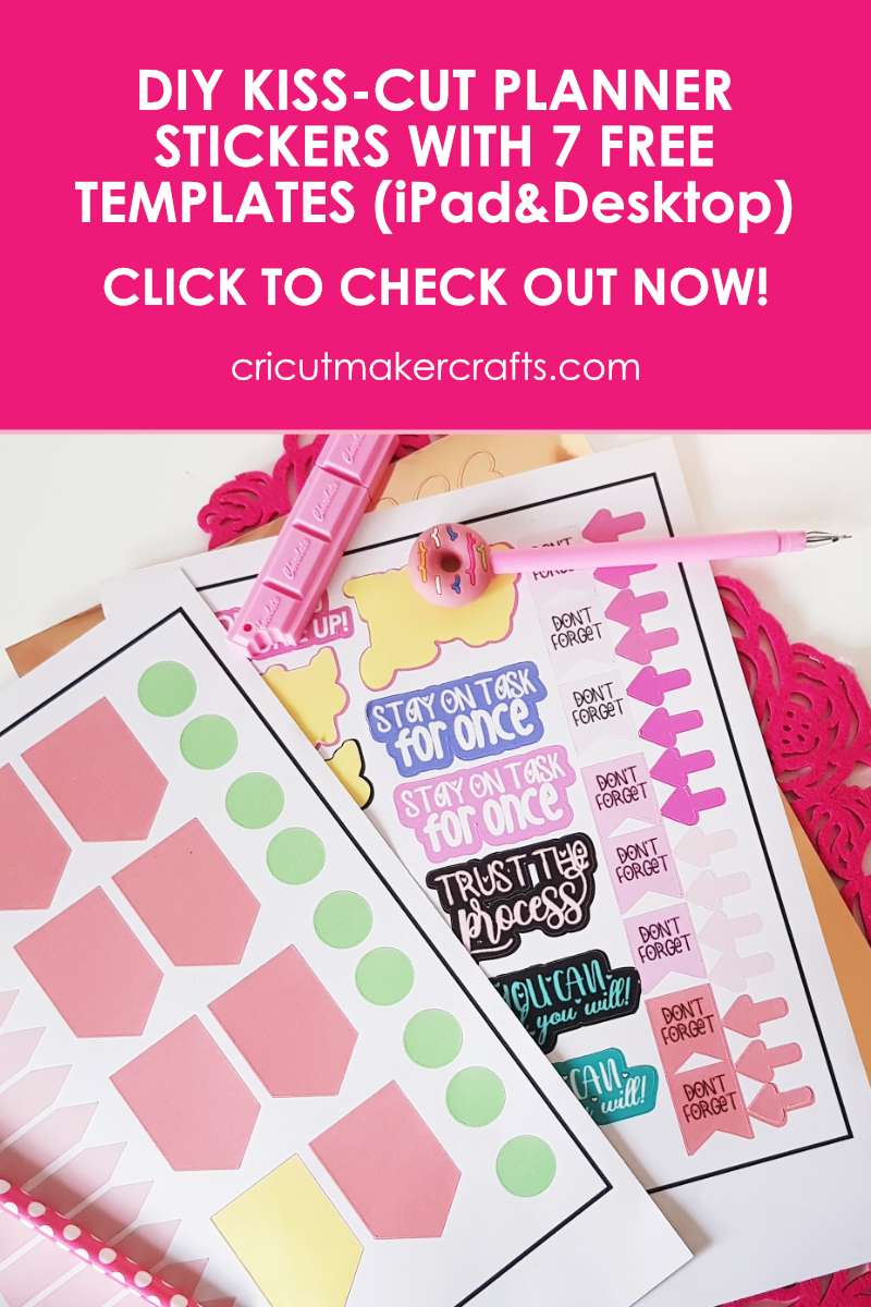 Download How to Make Planner Stickers with Cricut (7 FREE Templates)