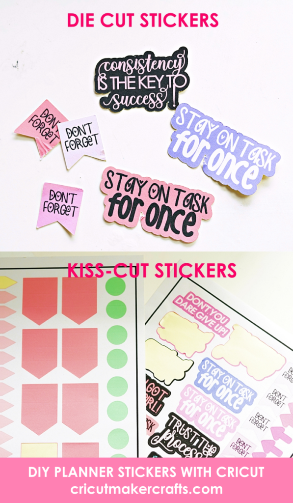 How to Make Stickers with your Cricut +Free Sticker Layout