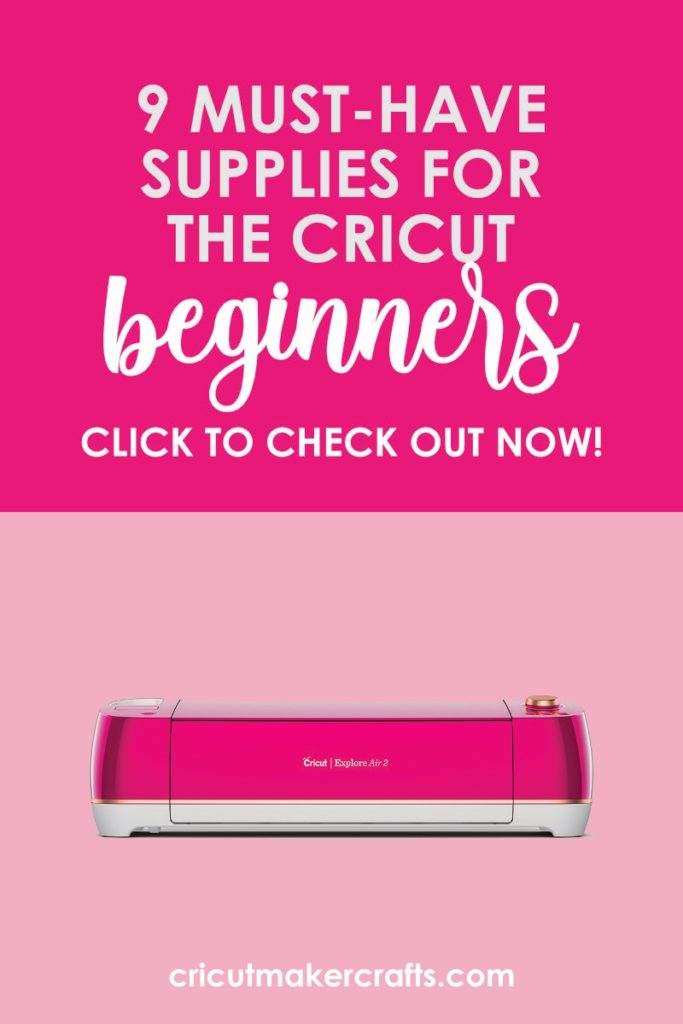 In this post, I'm sharing a list of must-have supplies for Cricut beginners. Included in the list are Cricut tools, vinyl, and blades that you need to purchase with your Cricut so you can get started with crafting with your Cricut. 