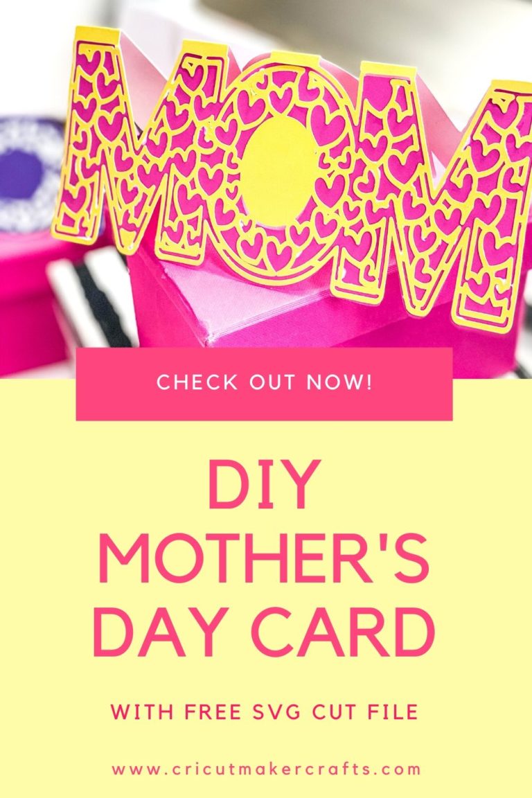 Free Mothers Day Card Cricut Project Jav Sid