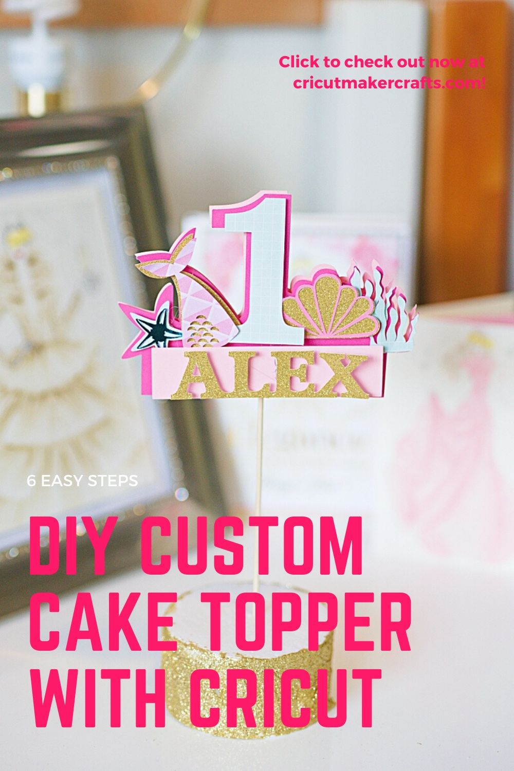 Download How To Make Cake Topper With Cricut Cut N Make Crafts