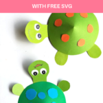 Download Super Cute Turtle Paper Craft For Kids Free Svg Pdf Yellowimages Mockups
