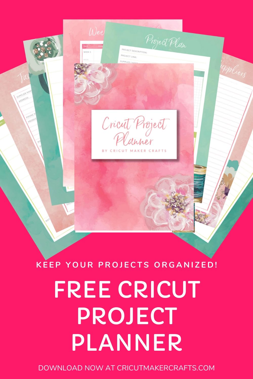 free cricut project planner by cricut maker crafts