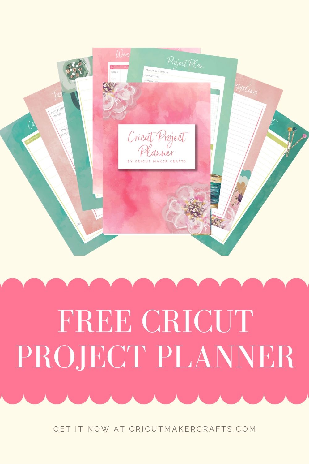 free cricut project planner by cricut maker crafts (2)