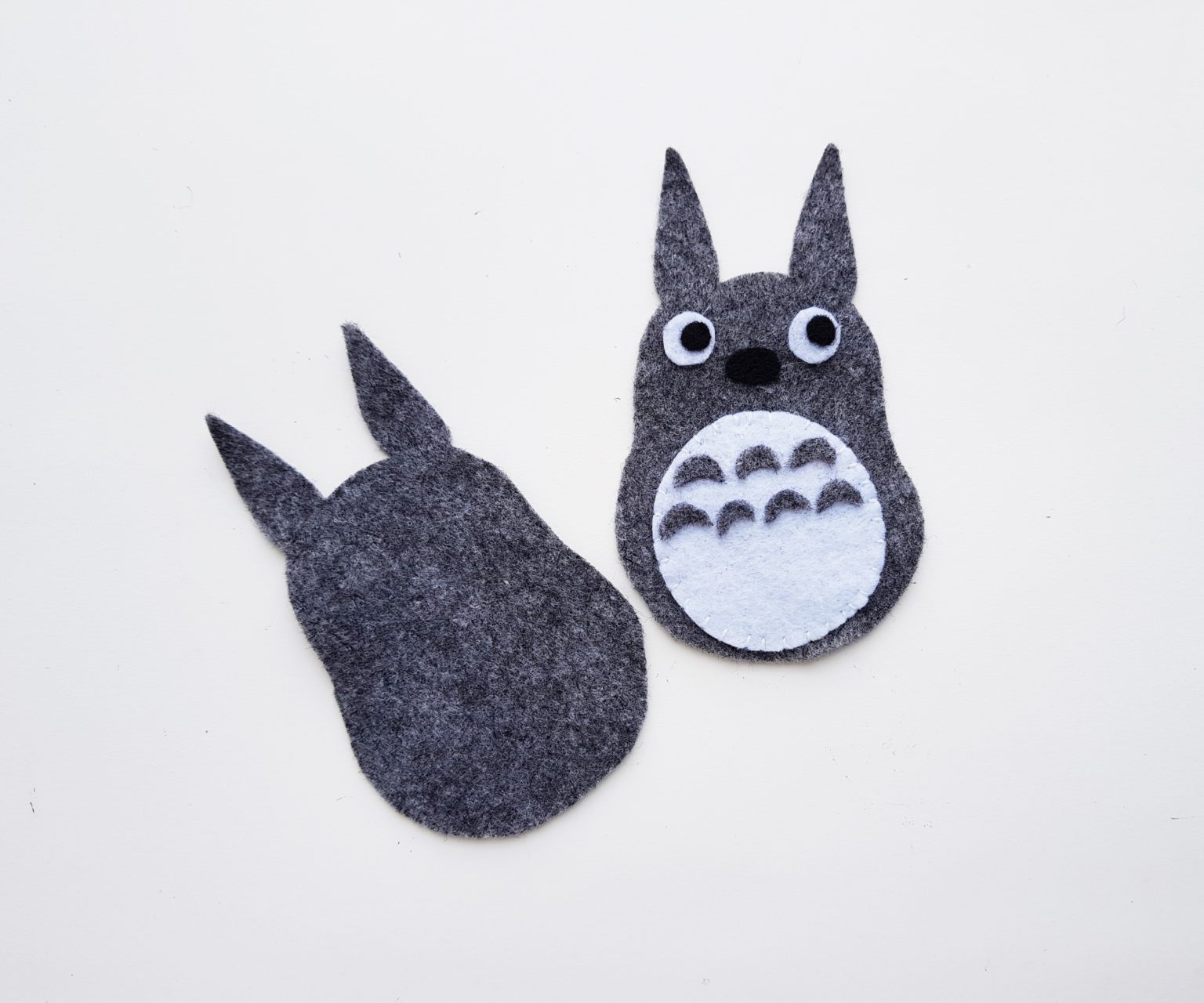 FREE Plush Totoro Template + Tutorial + SVG Jav Sid