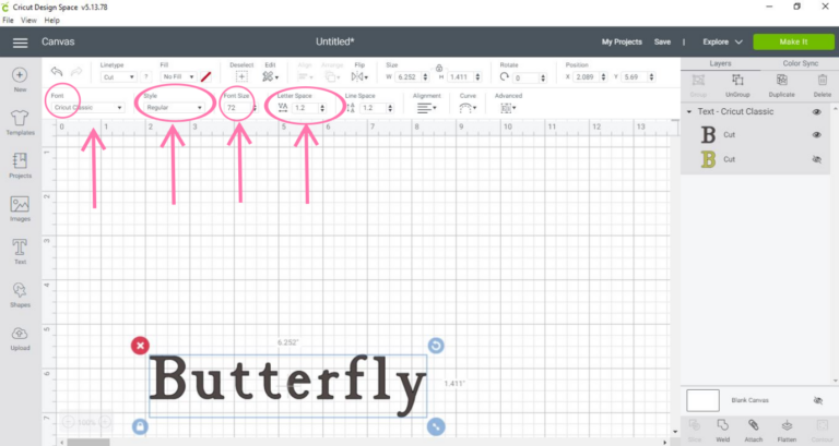 How To Create A Border Around Text In Cricut