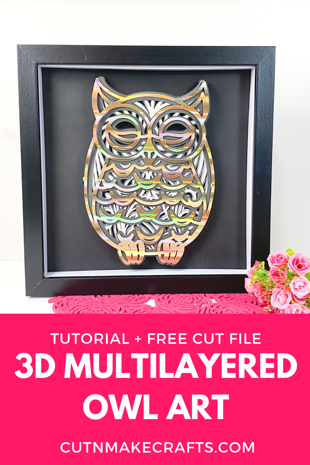 Download Diy 3d Owl Mandala 3d Layered Svg Free Cut N Make Crafts PSD Mockup Templates