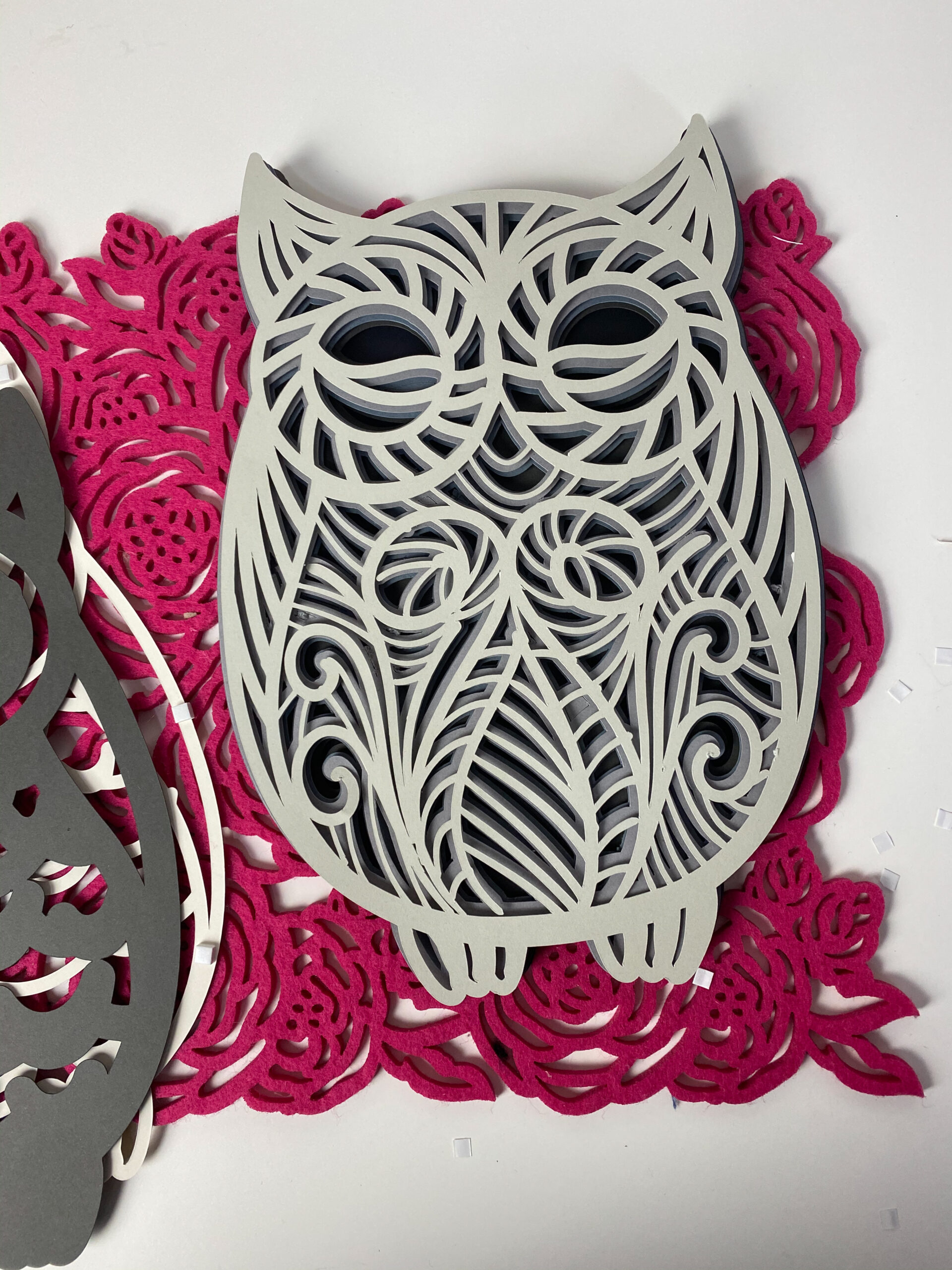 Download Diy 3d Owl Mandala 3d Layered Svg Free Cut N Make Crafts