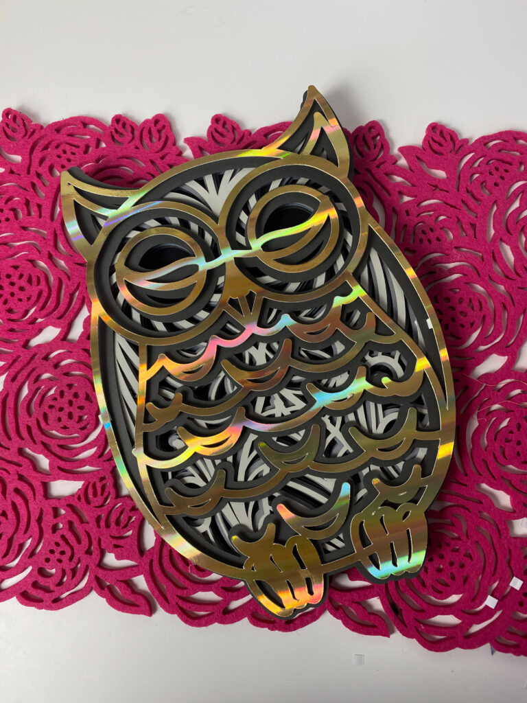 Diy 3d Owl Mandala 3d Layered Svg Free Cut N Make Crafts