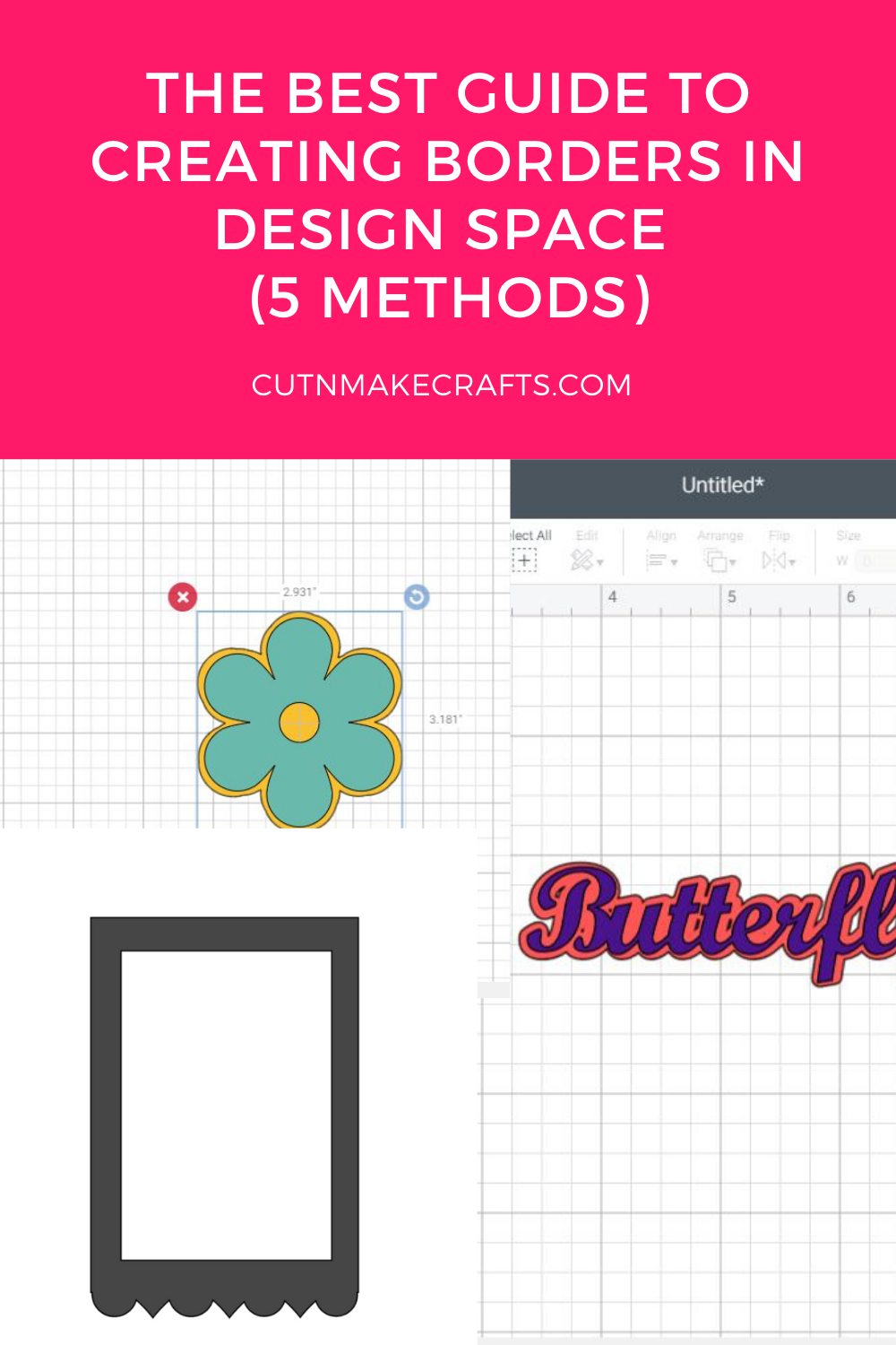 How to make a border in Cricut design space - Jav Sid