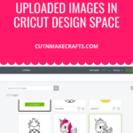 How to delete uploaded images in Cricut design space