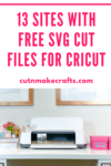 13 Sites with FREE SVG cut files for Cricut