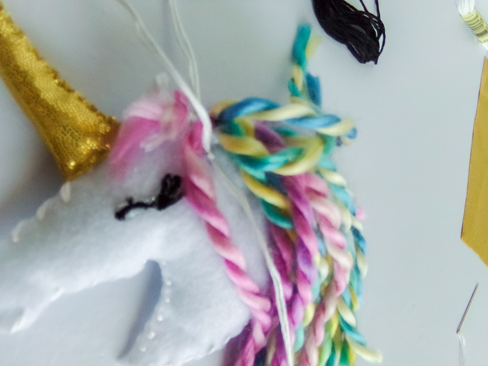 Download Super Easy Felt Unicorn Ornament SVG + Tutorial - Cut N ...